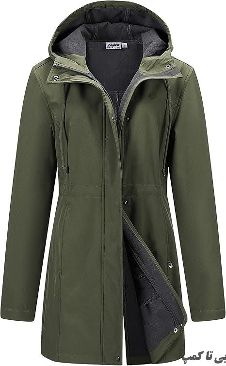 کاپشن بارانی زنانه ضدآب ضد آب